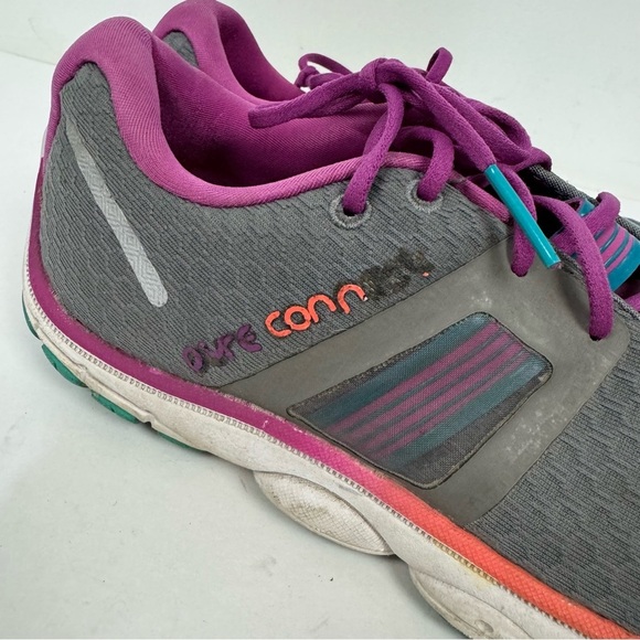 Brooks Pure Connect Grey & Purple Athletic Shoes Running - Picture 4 of 7